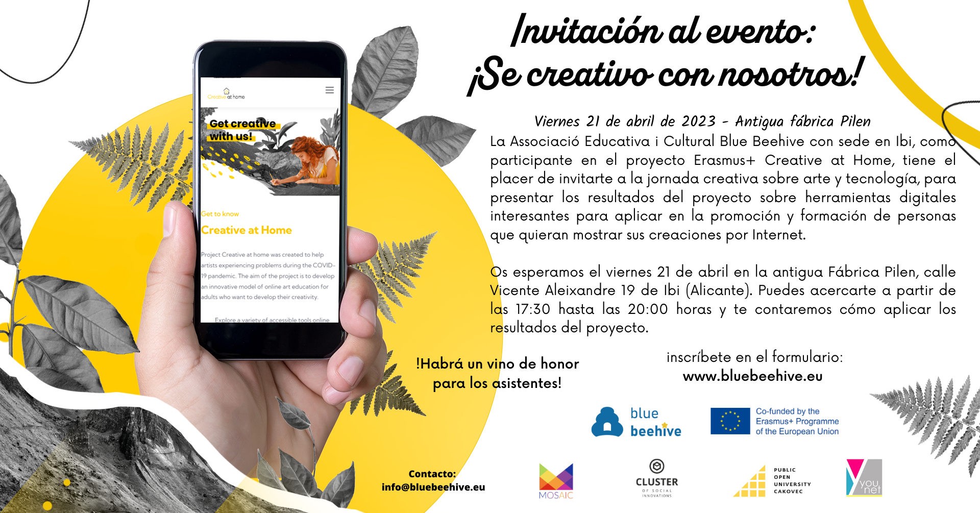 Invitación Facebook Evento España