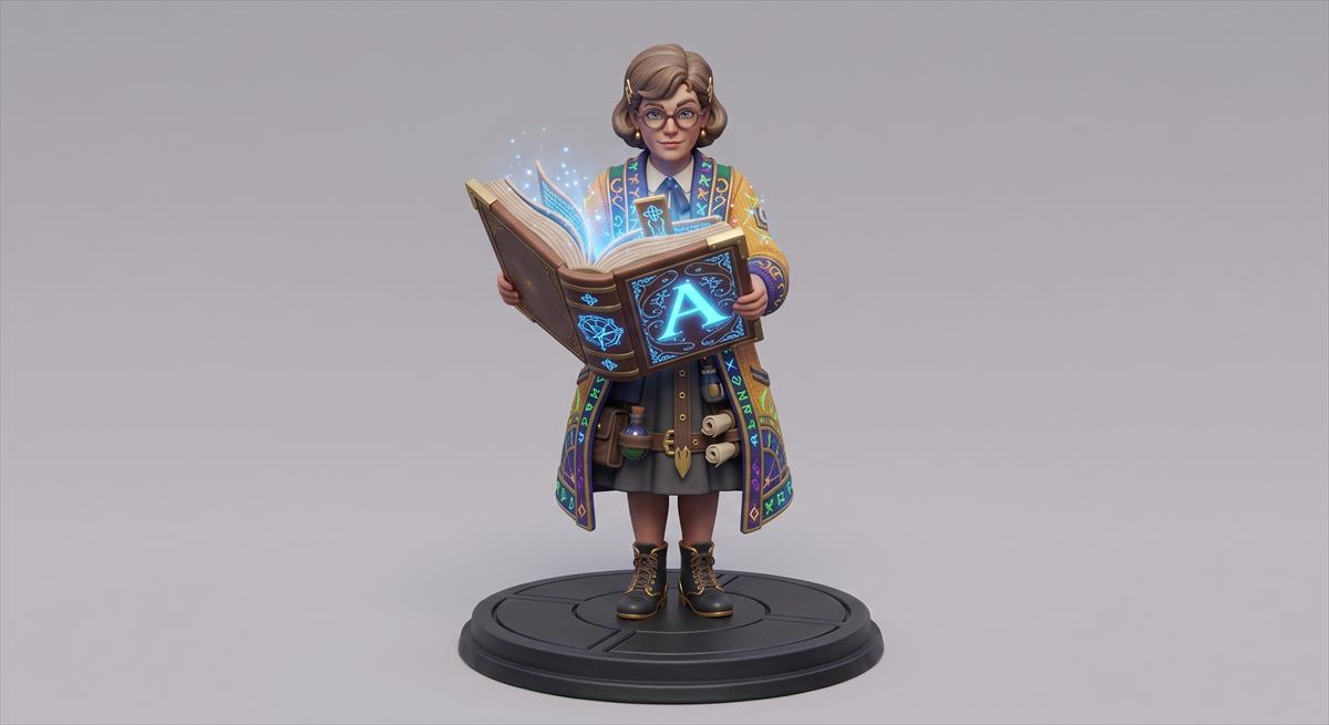 Modelo 3D inspirado en María Moliner