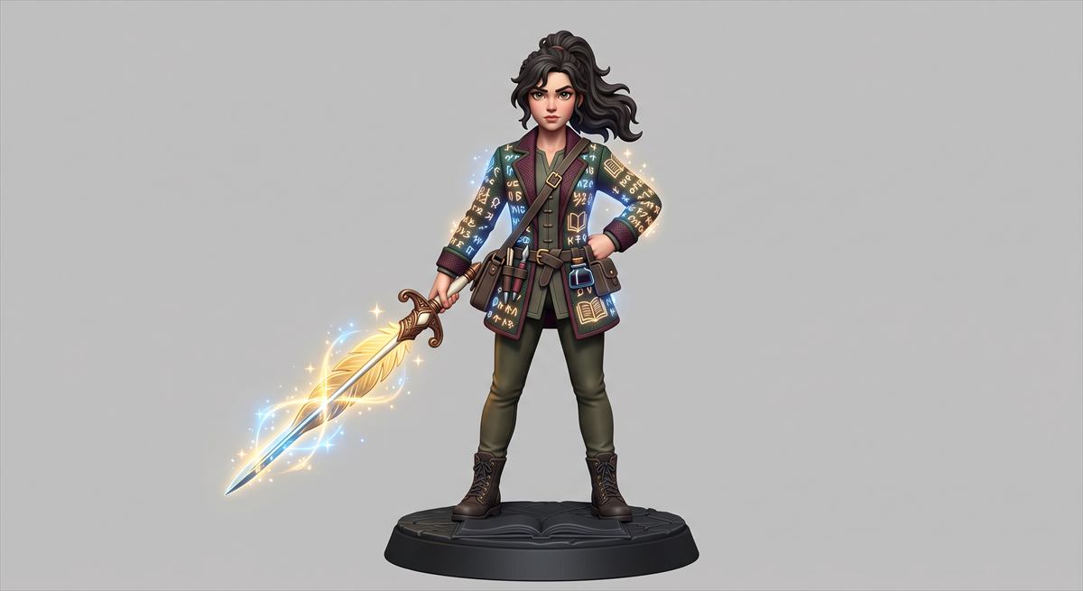 Modelo 3D inspirado en Isabel-Clara Simó